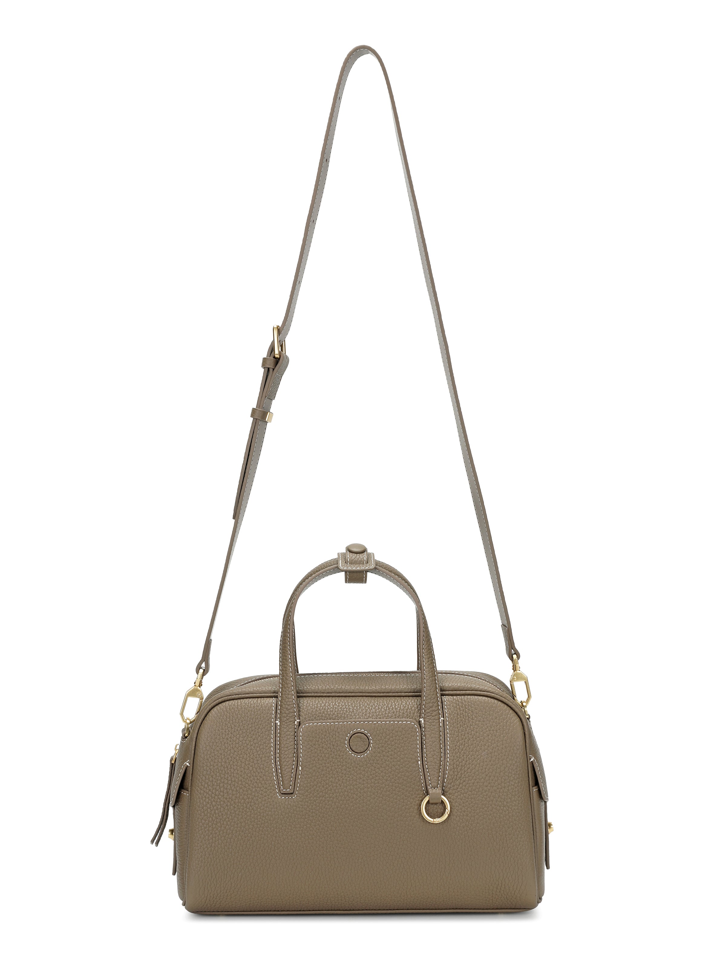 The Calder Leather Top-Handle Bag