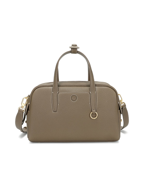The Calder Leather Top-Handle Bag