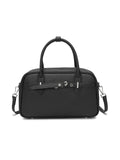 Vega - Women’s Genuine Pebbled Leather Satchel Handbag