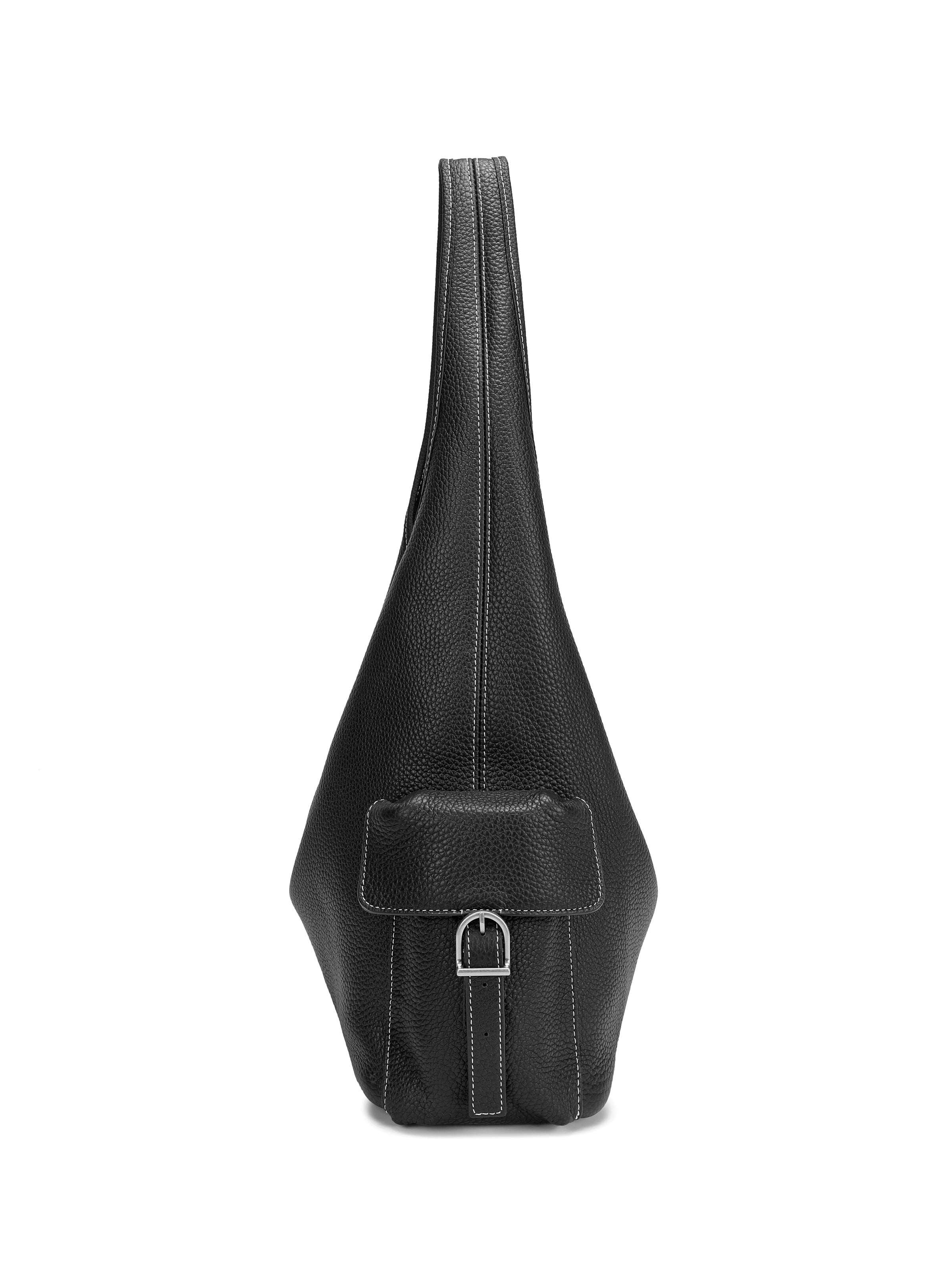 The Marais Pocket Hobo – Pebbled Leather Shoulder Bag