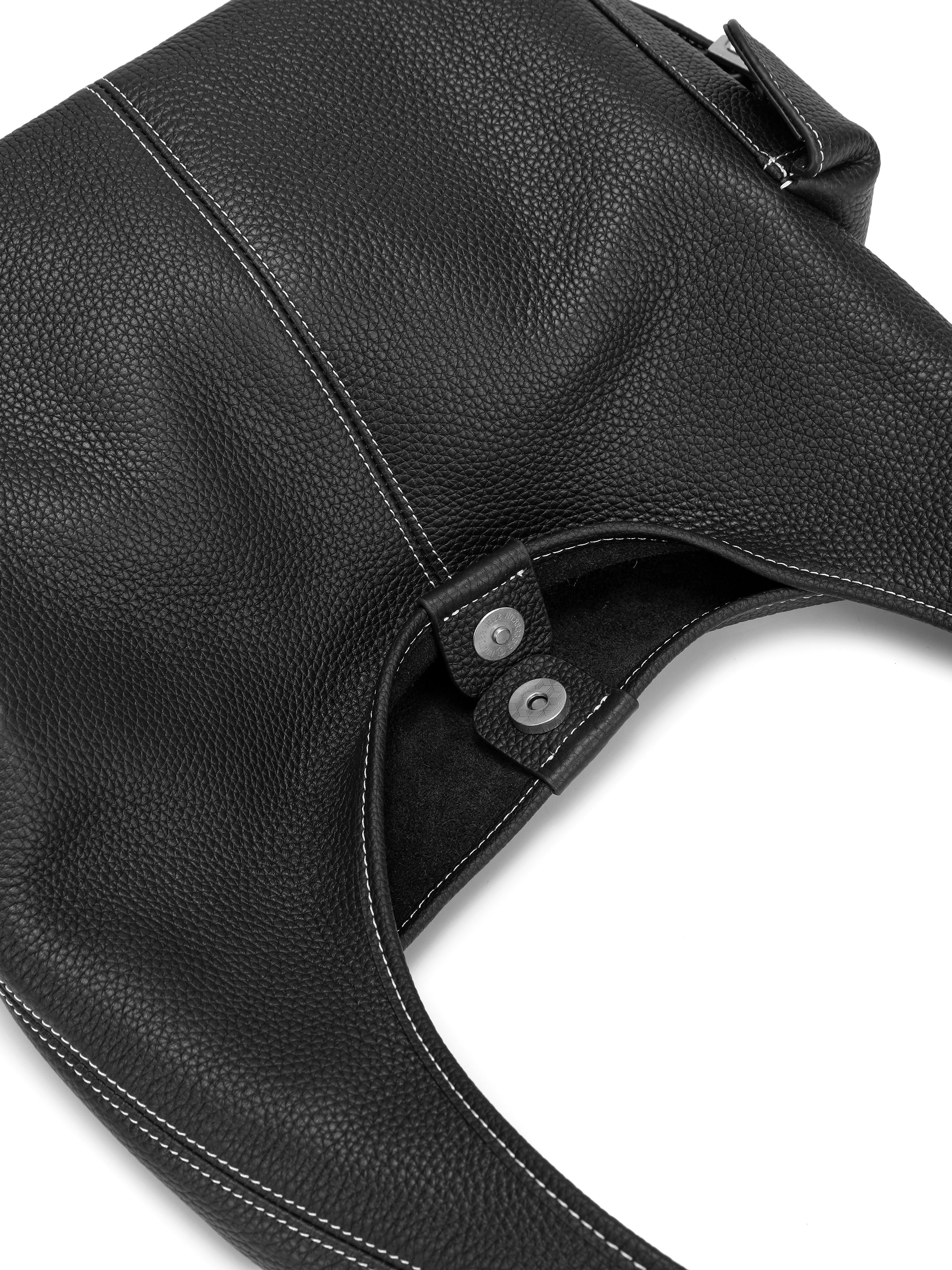 The Marais Pocket Hobo – Pebbled Leather Shoulder Bag