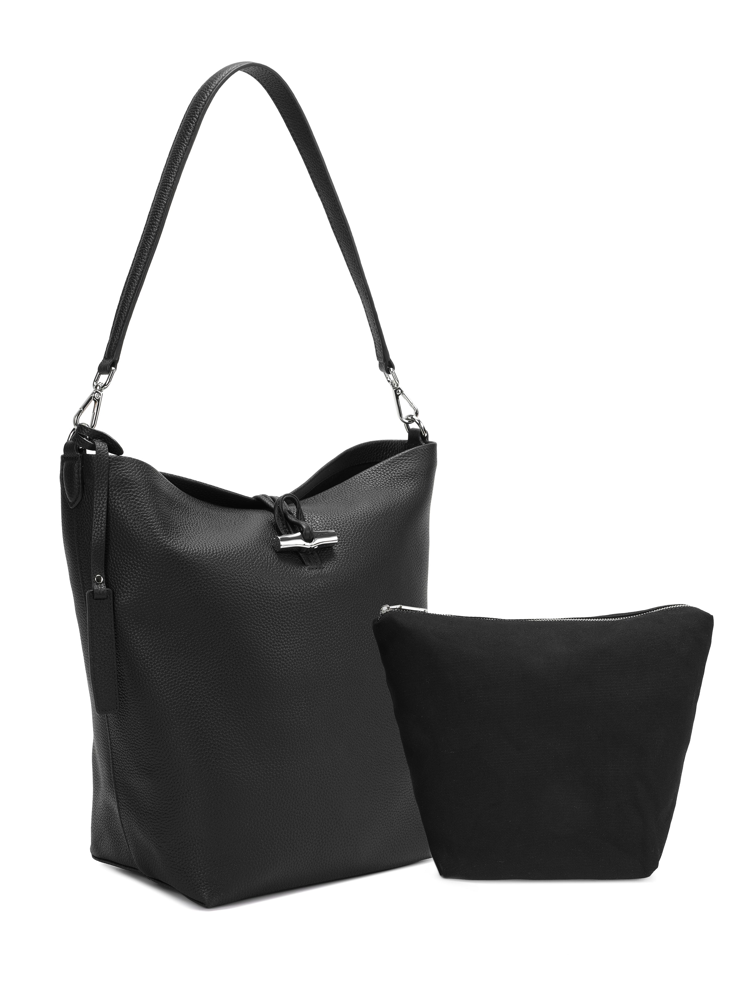 The Solenne Soft Hobo – Pebbled Leather Shoulder Bag