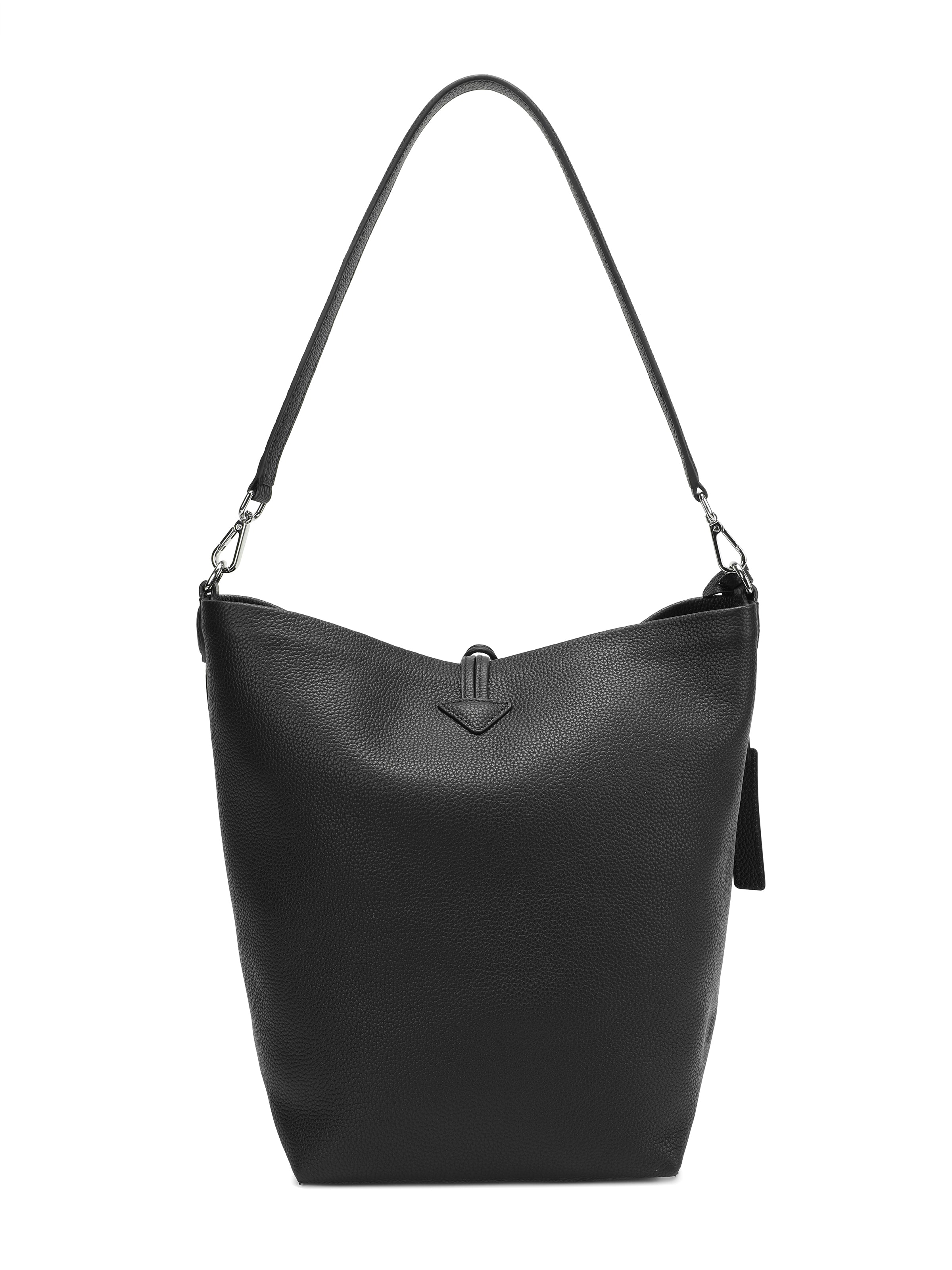 The Solenne Soft Hobo – Pebbled Leather Shoulder Bag