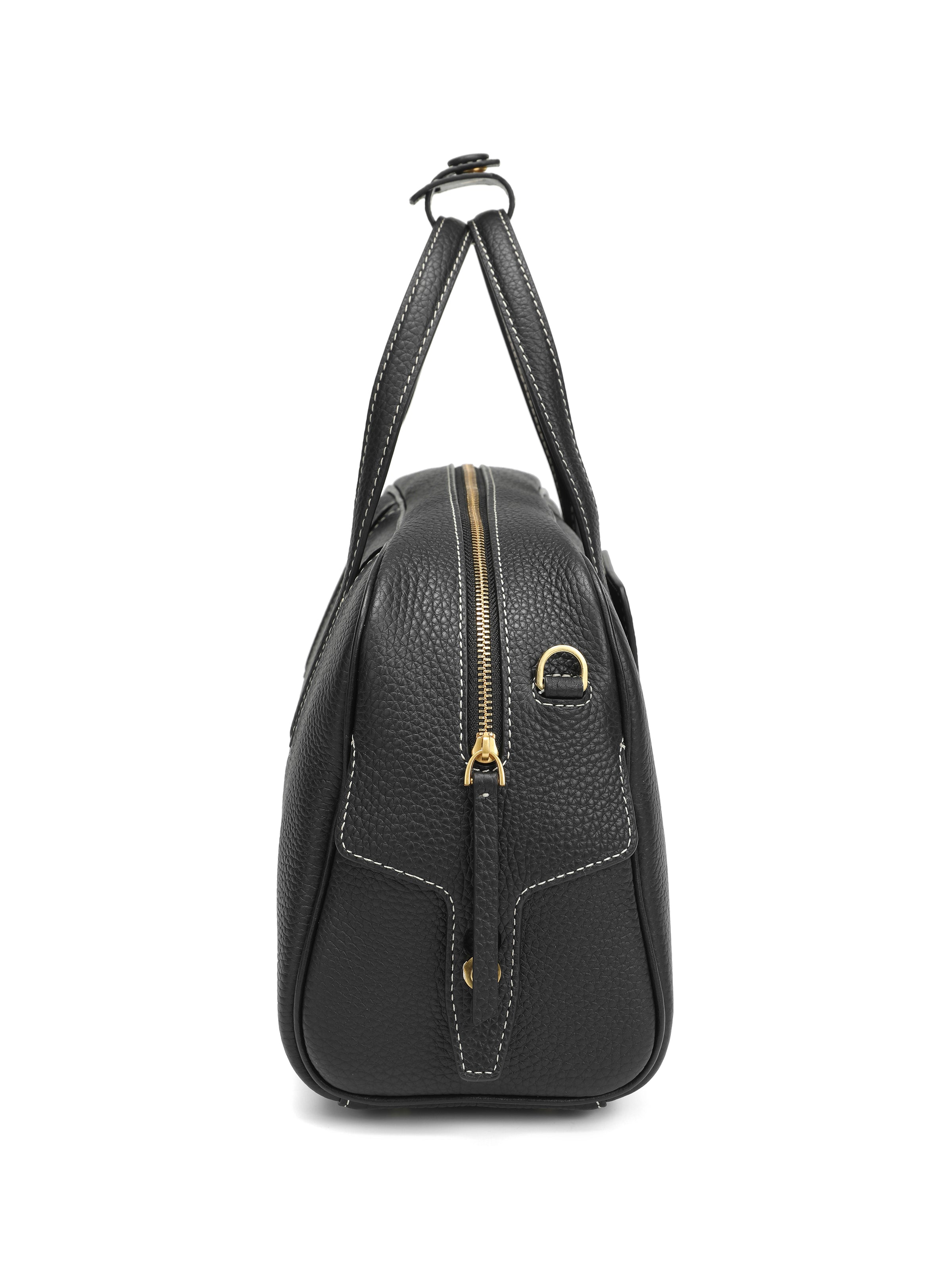 The Calder Leather Top-Handle Bag