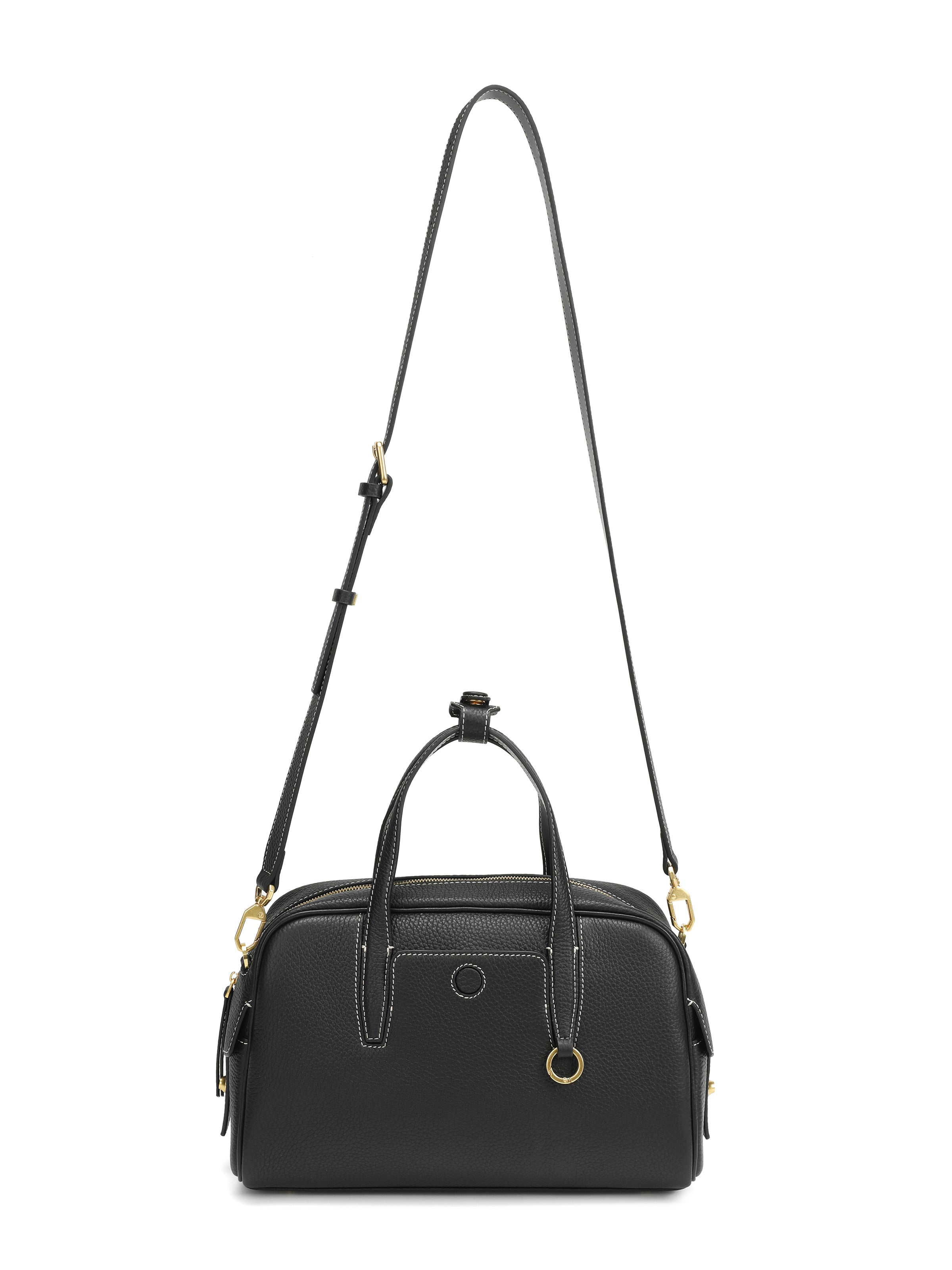 The Calder Leather Top-Handle Bag