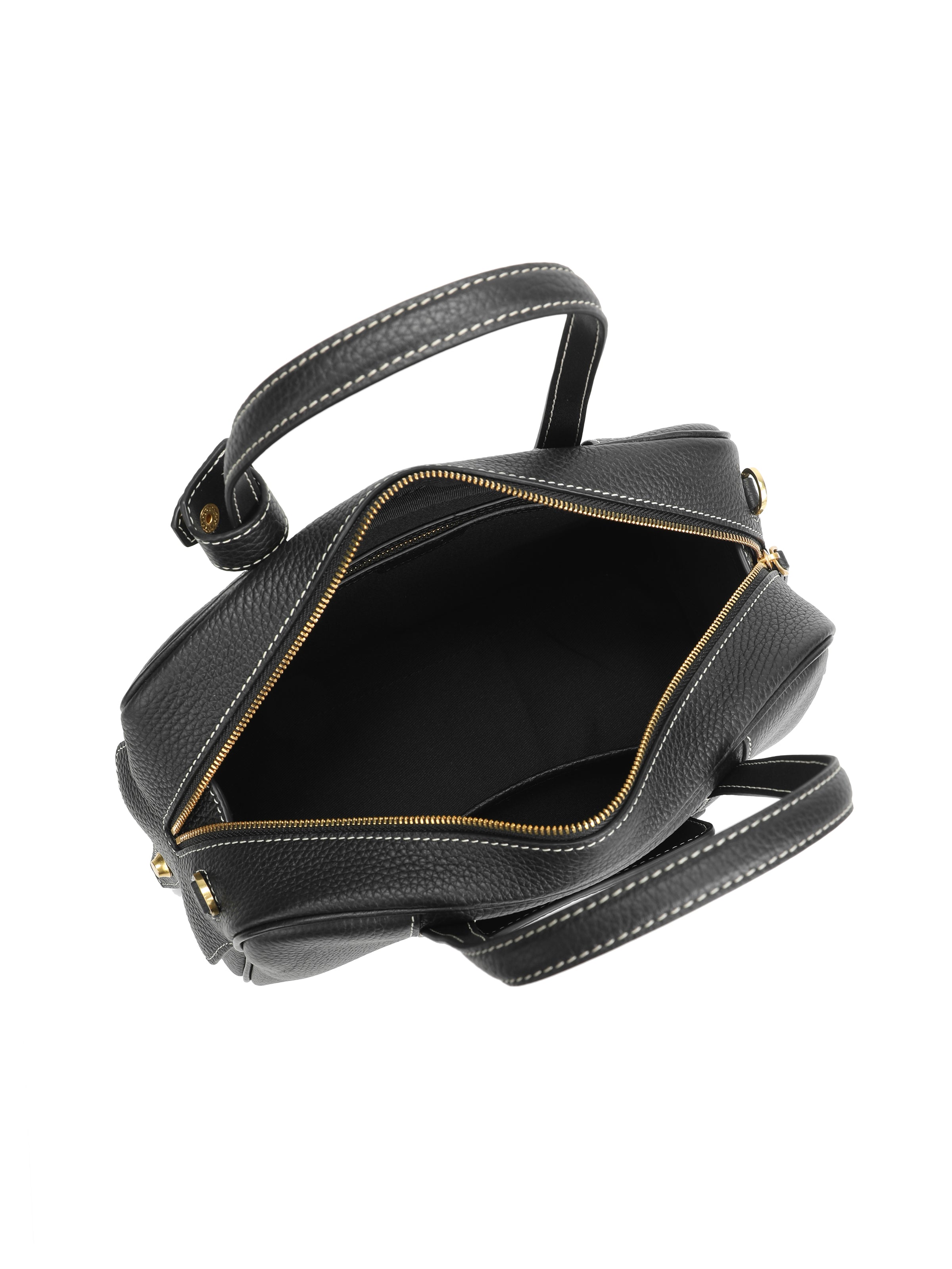 The Calder Leather Top-Handle Bag