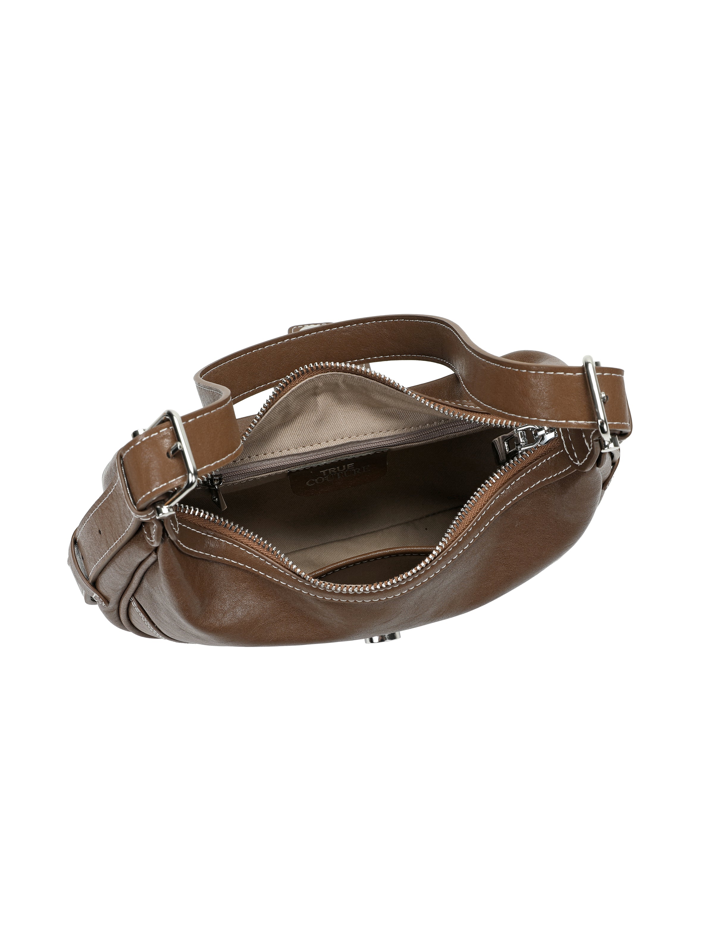 The Harper Saddle Buckle Bag – Vintage Leather in Mocha Brown