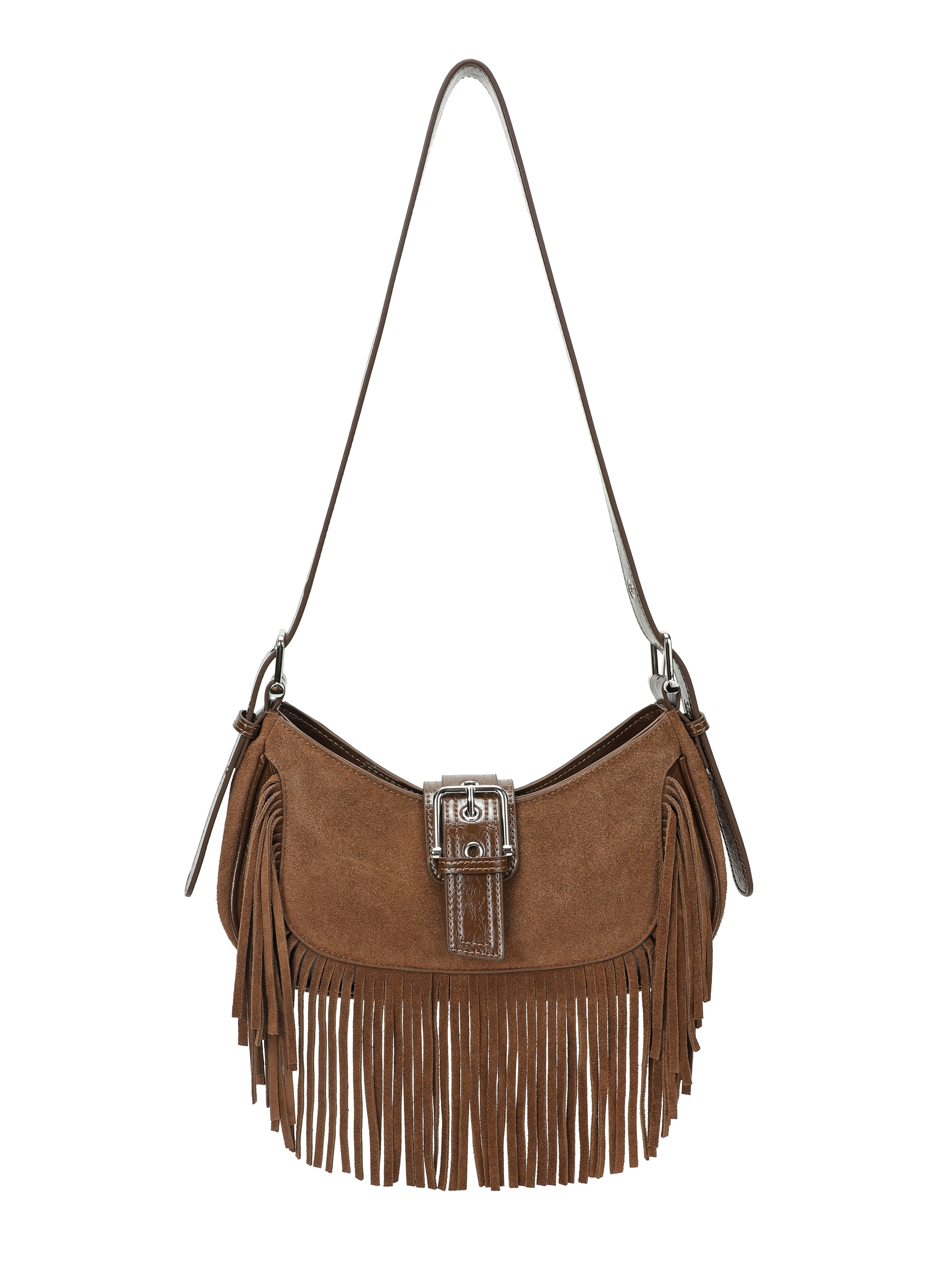The Marlow Fringe Suede Shoulder Bag