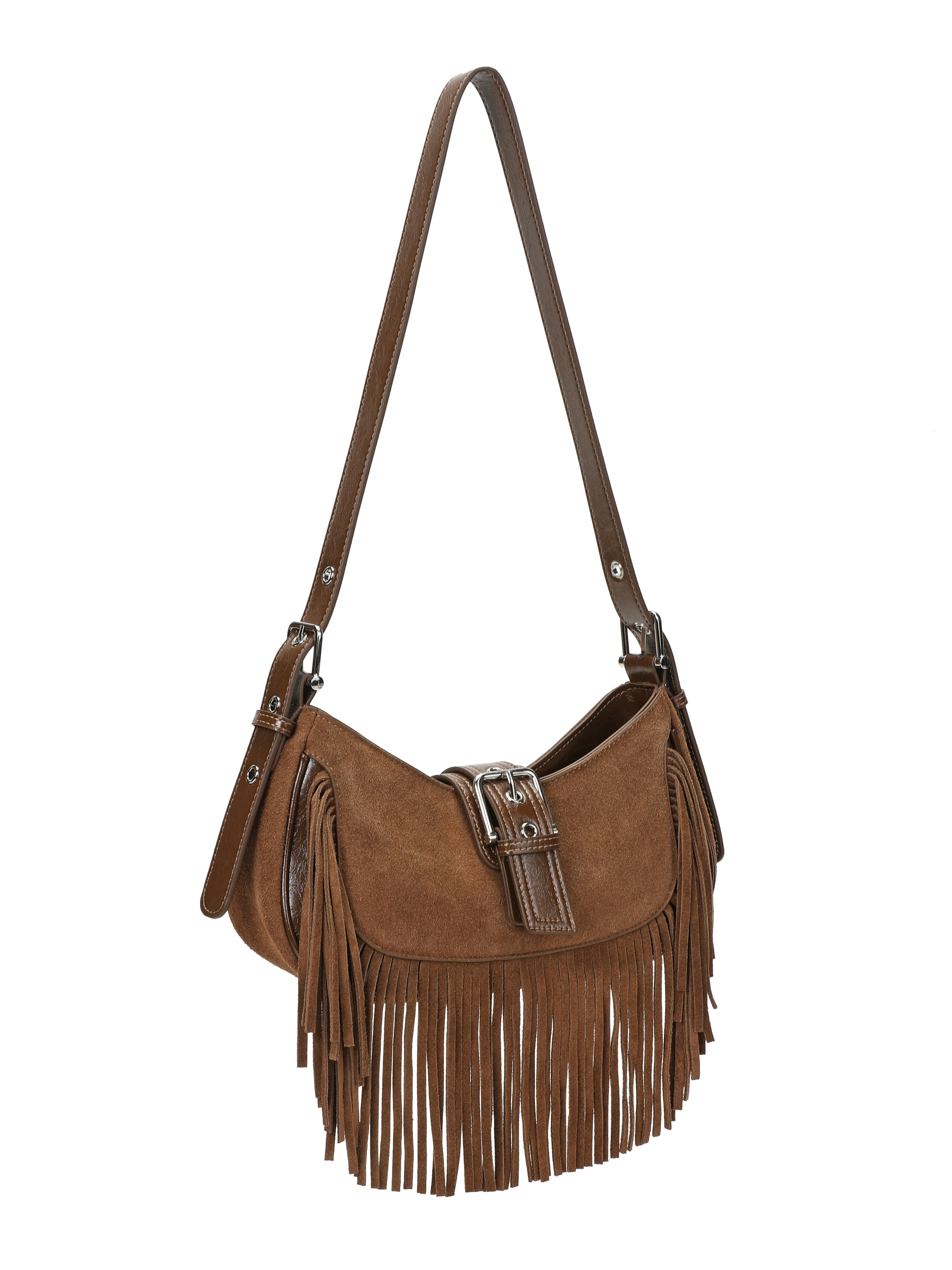 The Marlow Fringe Suede Shoulder Bag