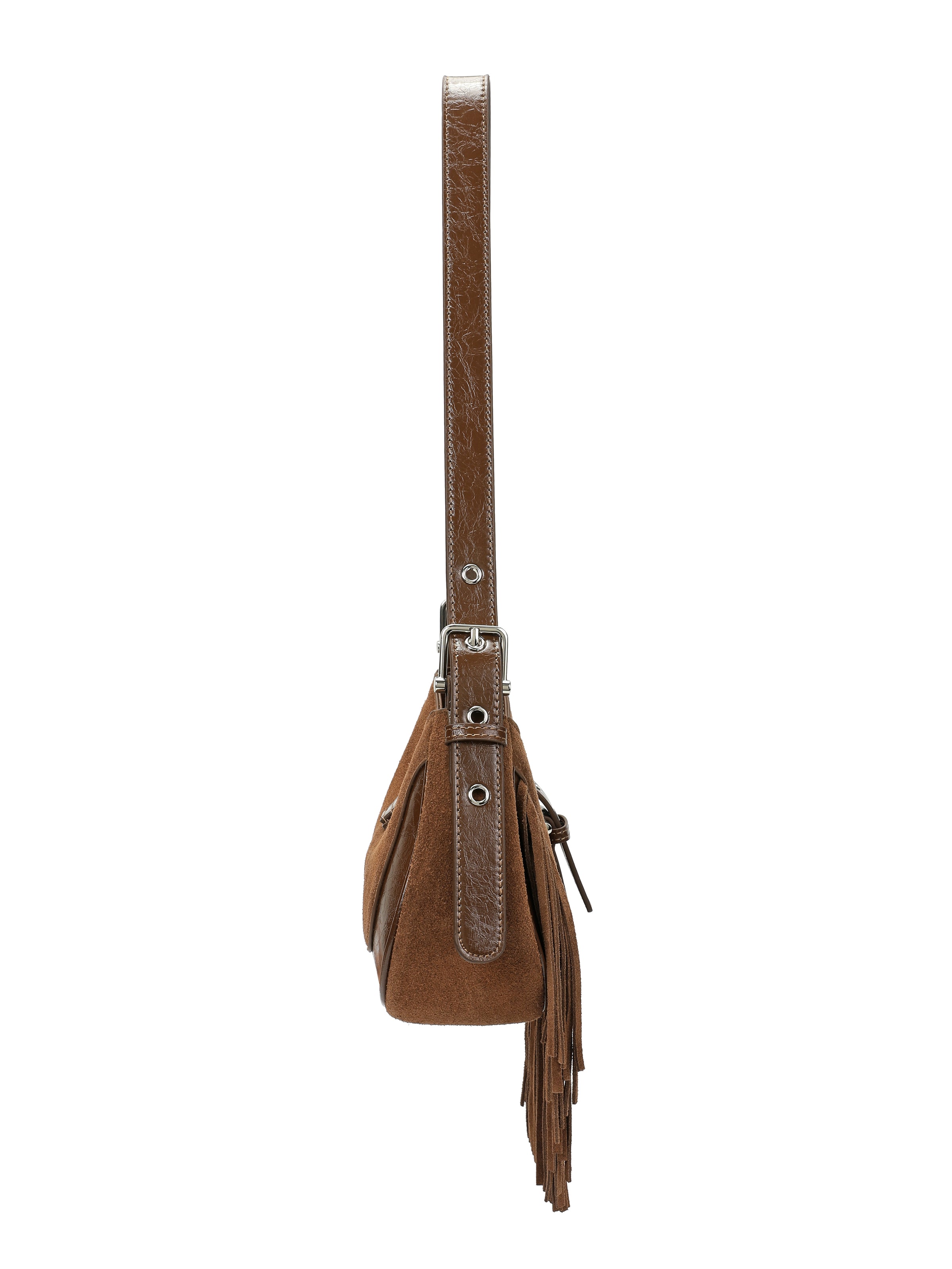 The Marlow Fringe Suede Shoulder Bag