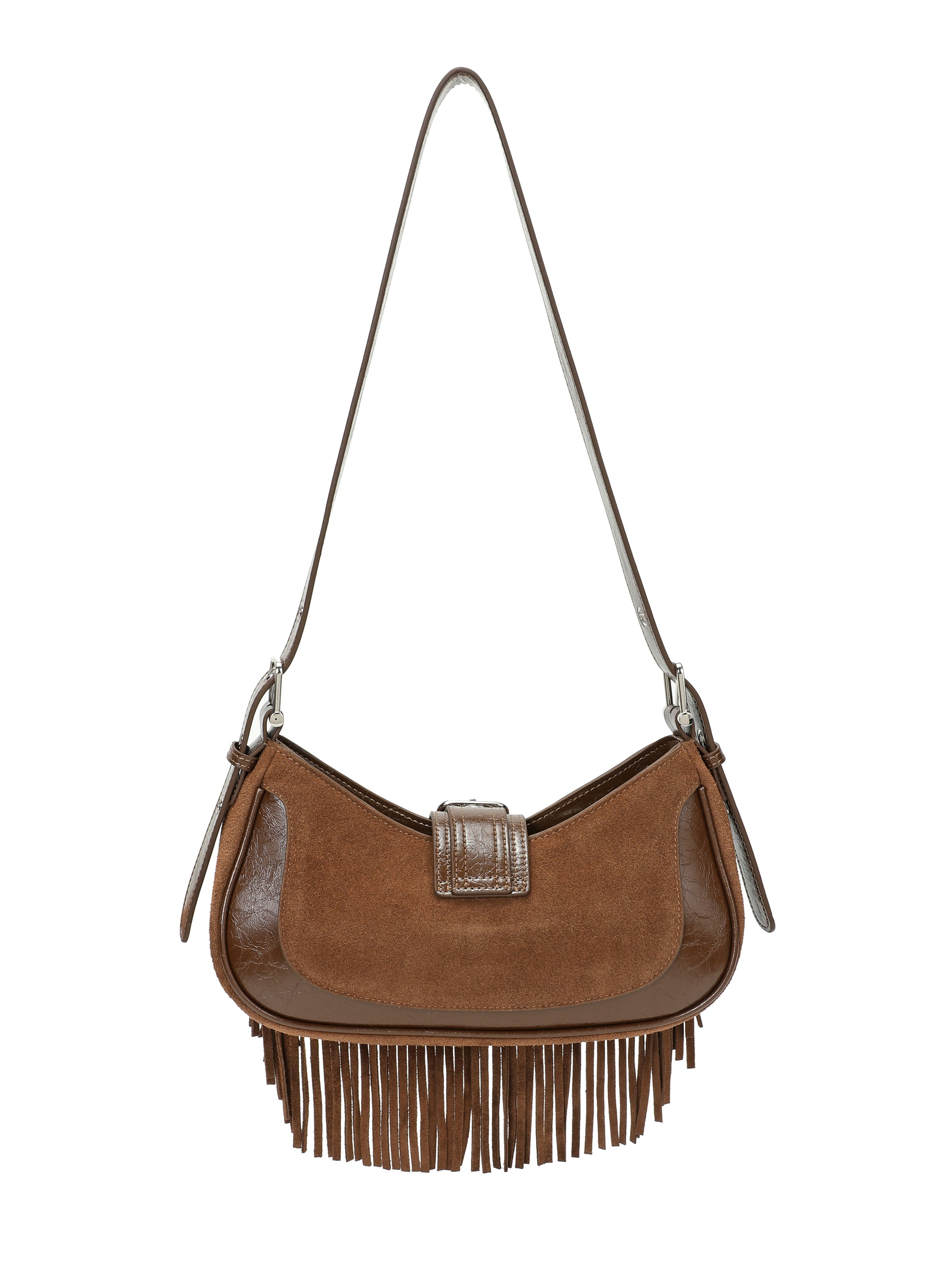 The Marlow Fringe Suede Shoulder Bag