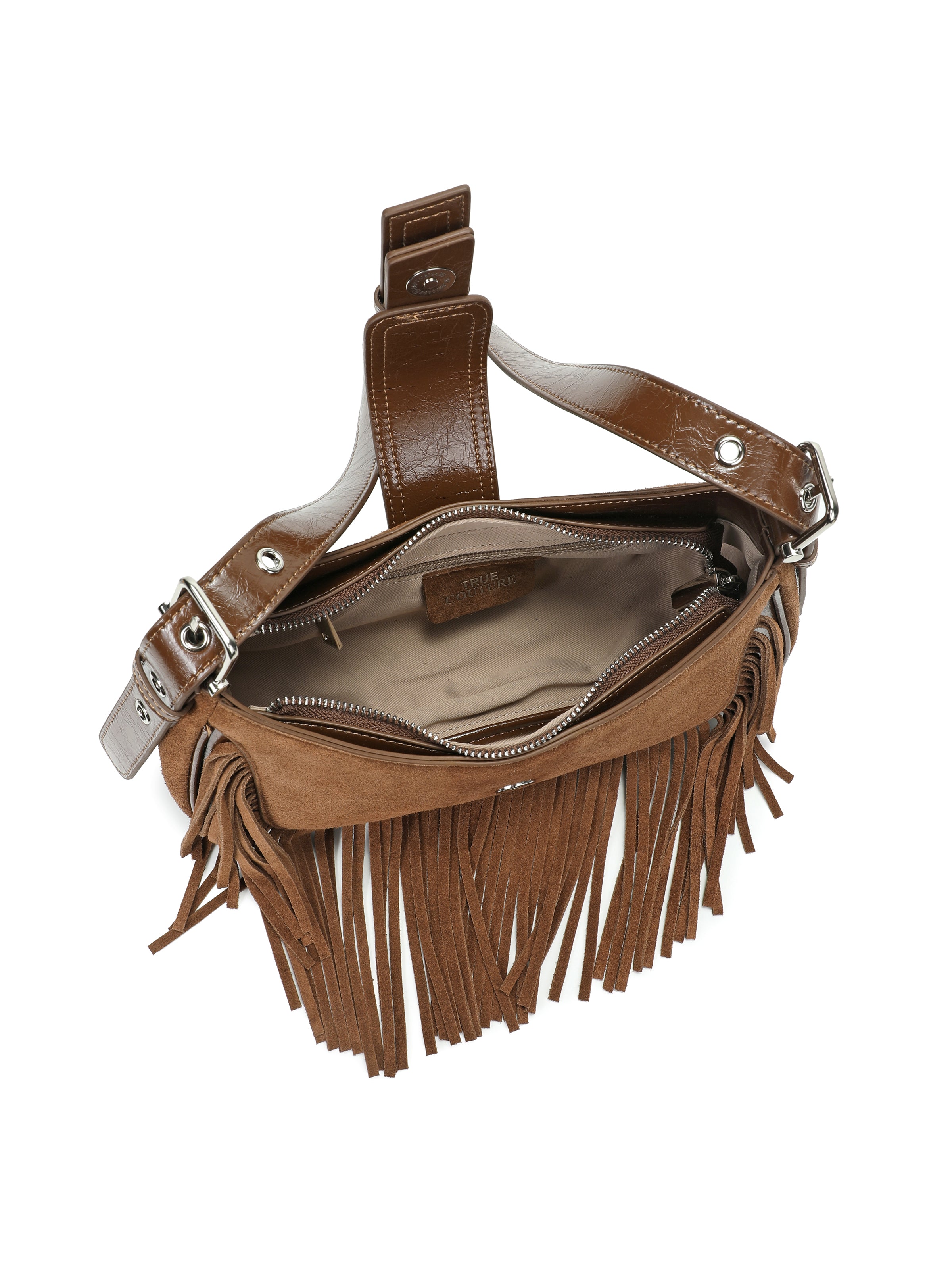 The Marlow Fringe Suede Shoulder Bag