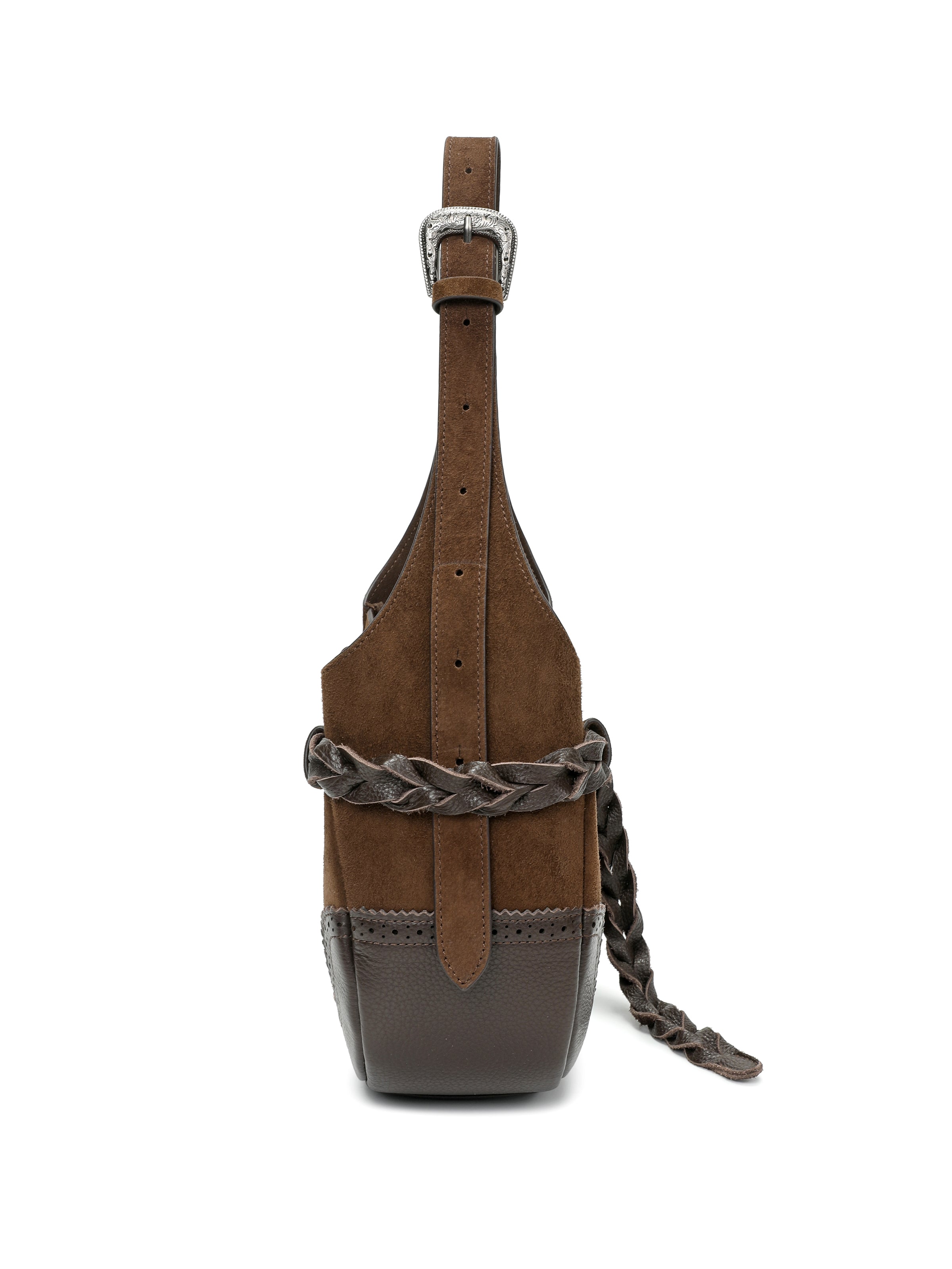 The Juniper Suede Fringe Shoulder Bag