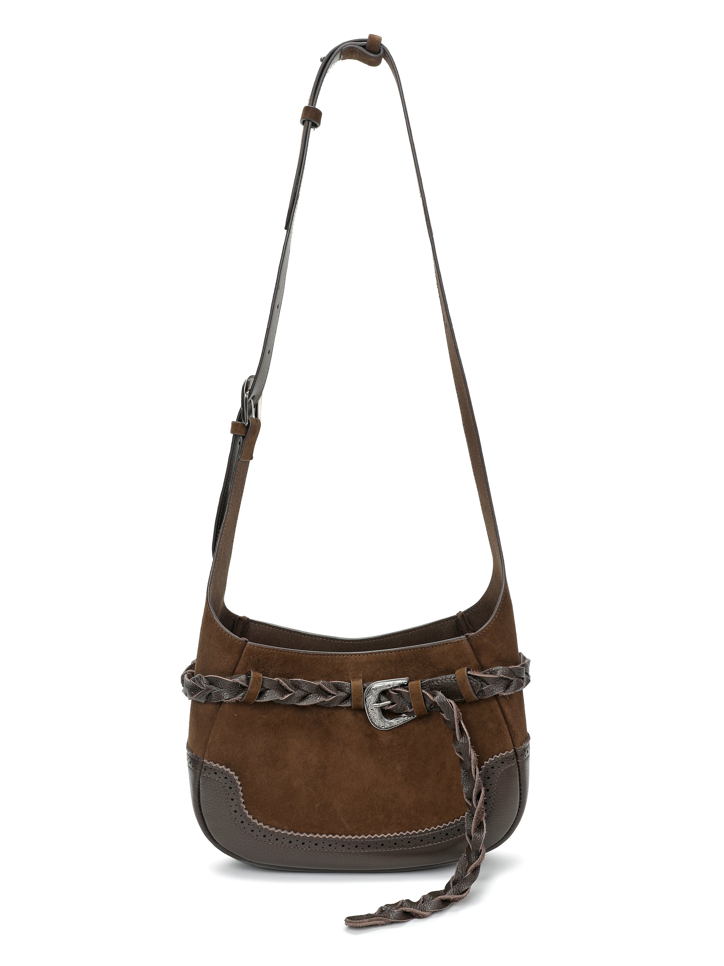 The Juniper Suede Fringe Shoulder Bag