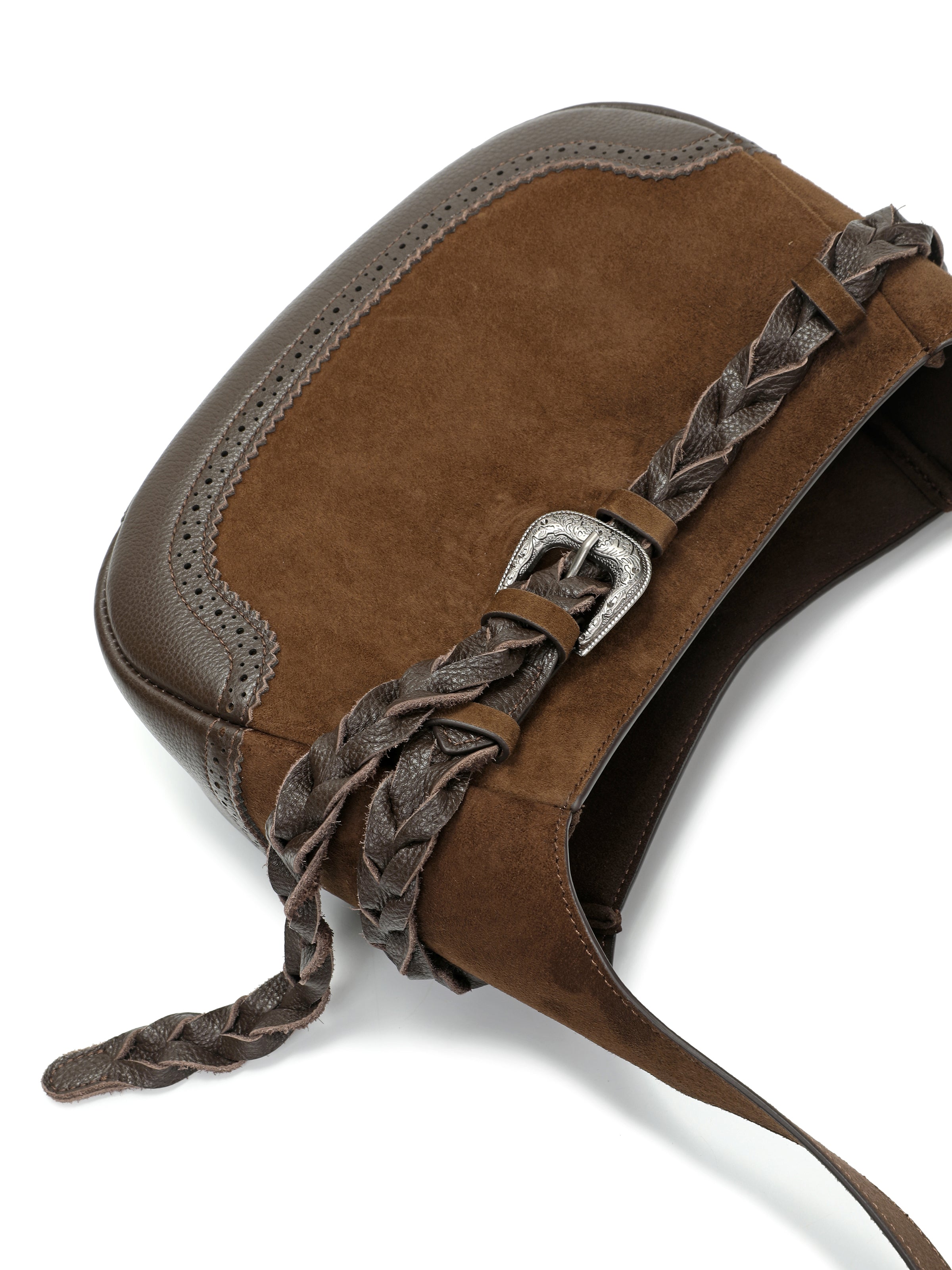 The Juniper Suede Fringe Shoulder Bag