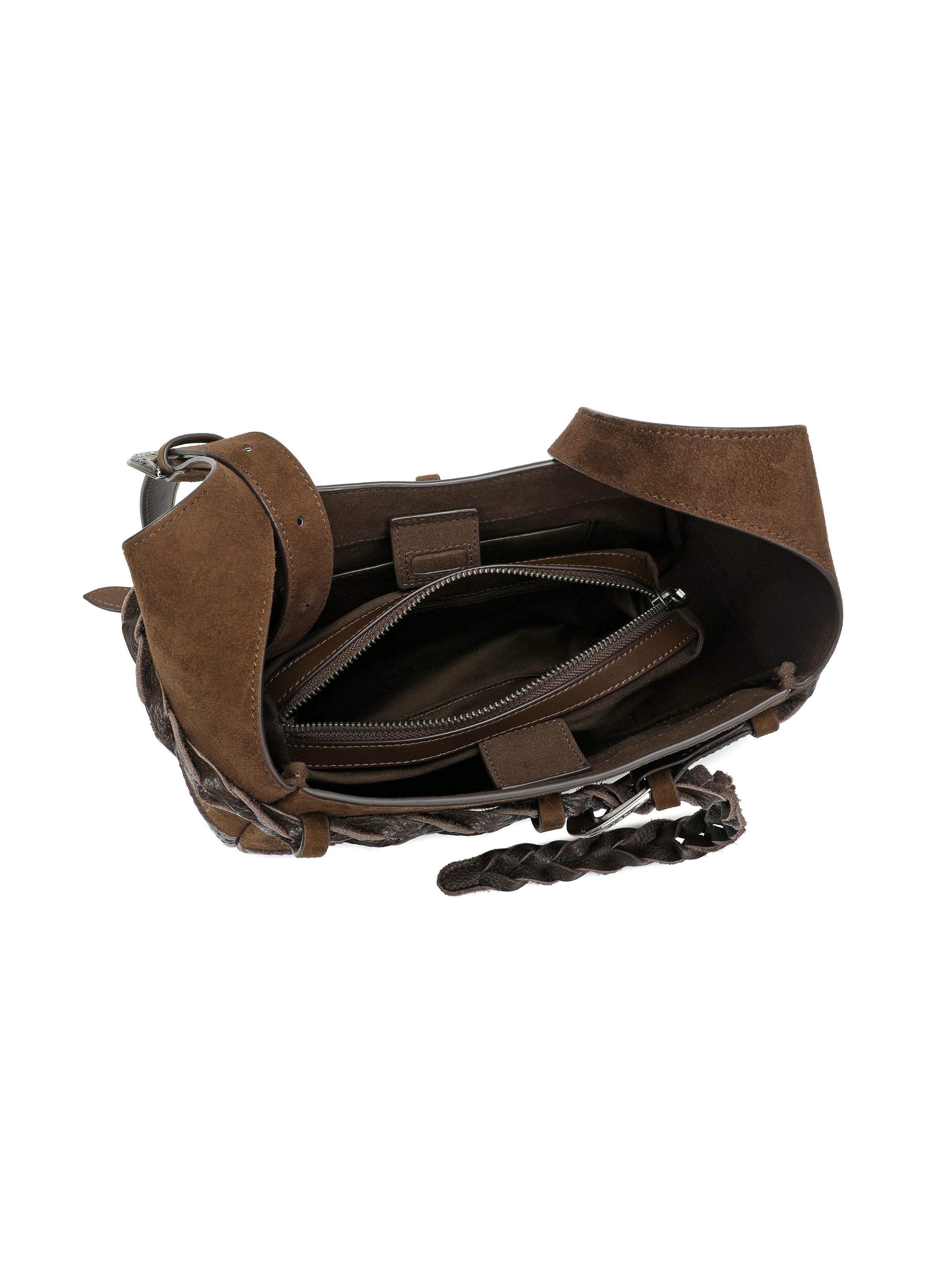 The Juniper Suede Fringe Shoulder Bag