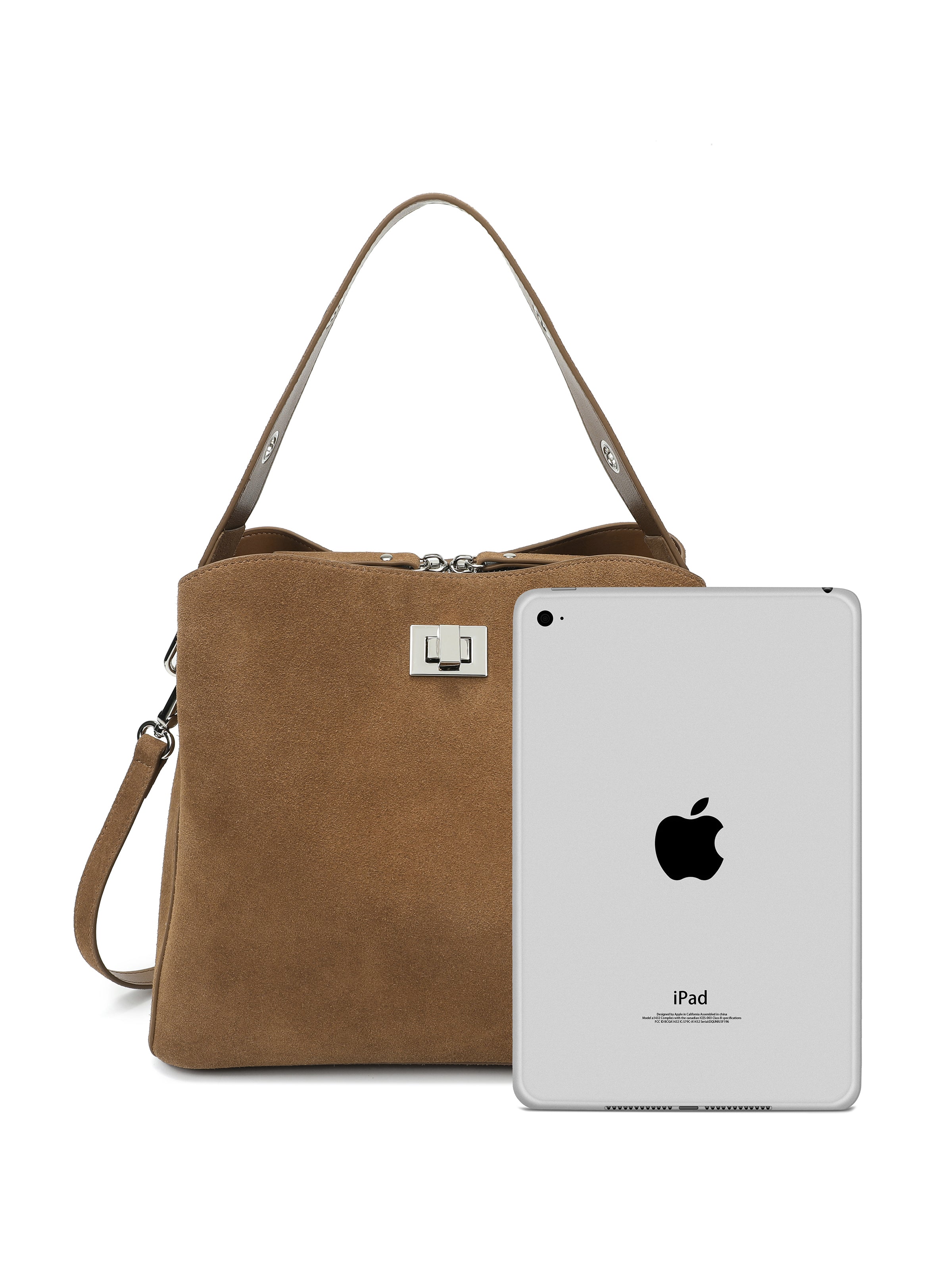 The Geneva Suede Top-Handle